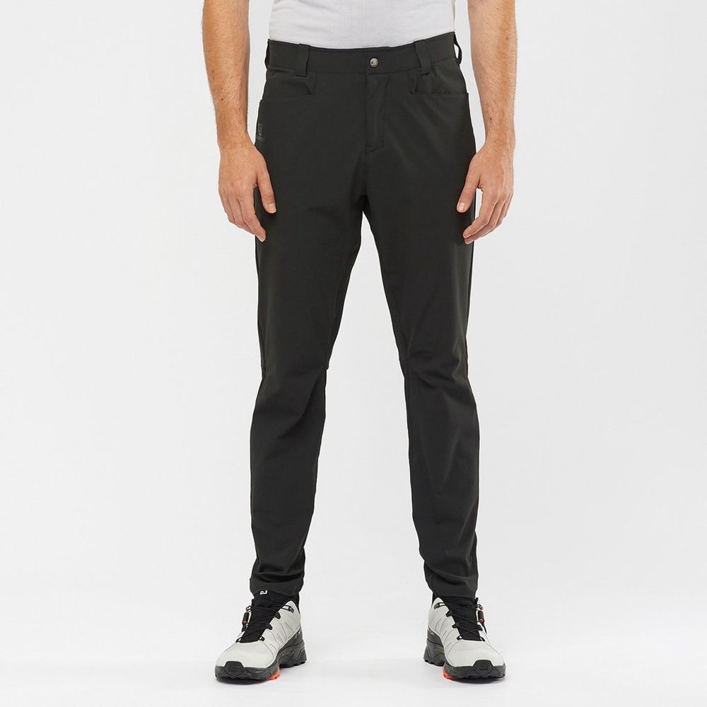 Pantalones Salomon Hombre Negras - Salomon Argentina WAYFARER TAPERED ,123097-VGQ